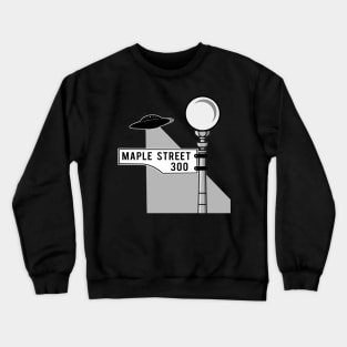 Monsters Are Due (BW) Crewneck Sweatshirt